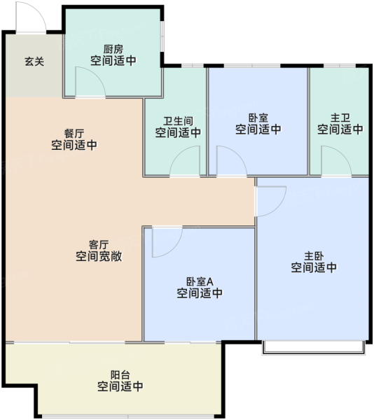 96平户型