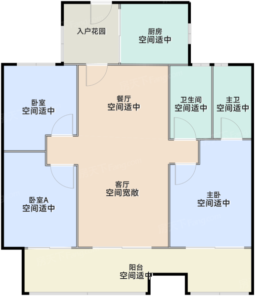 115平户型